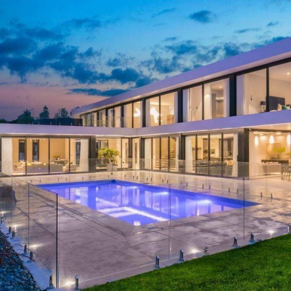 Beautiful designer home with pool and stunning view